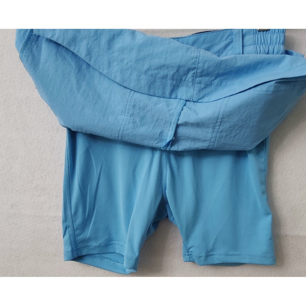 Columbia Women's Summerdry Skort Size S/P Color Dark‎ Blue And Light Blue - Picture 8 of 13